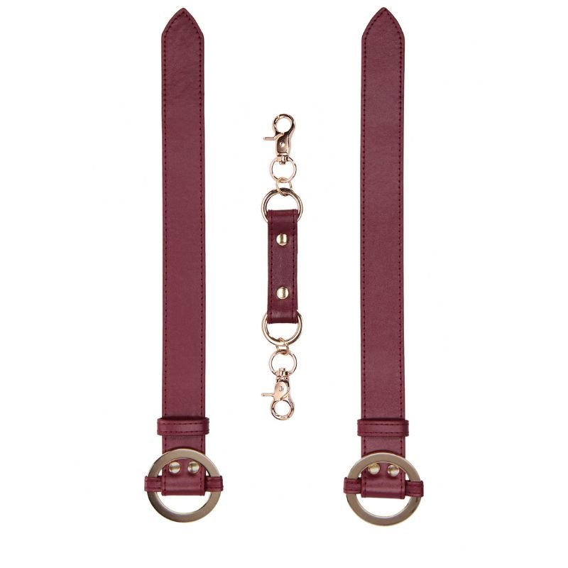 Ouch Halo: Luxe Bondage Manchetten met Gouden AccentenBdsm - BoeienOuchBDSM