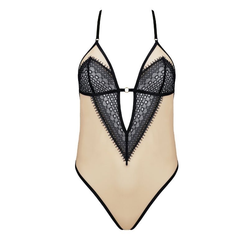 Casmir Denerys Sexy Lingerie Body Beige, voorkant zonder model