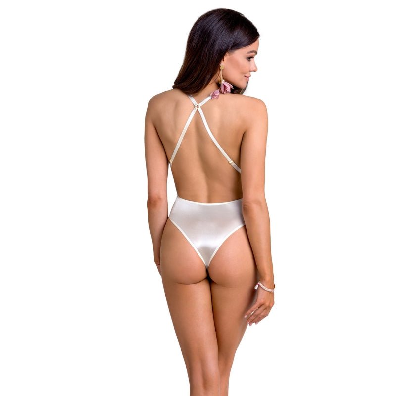 Casmir Sexy Lingerie Inoe Body Wit Satijn, achterkant