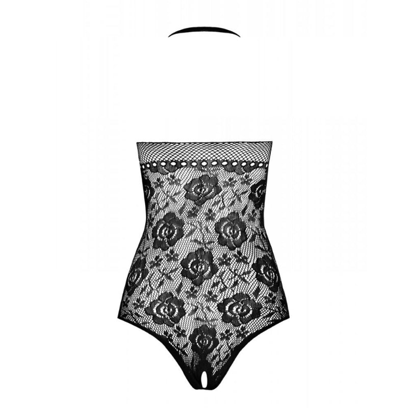 Passion Sexy Lingerie Body Zwart One Size, achterkant zonder model