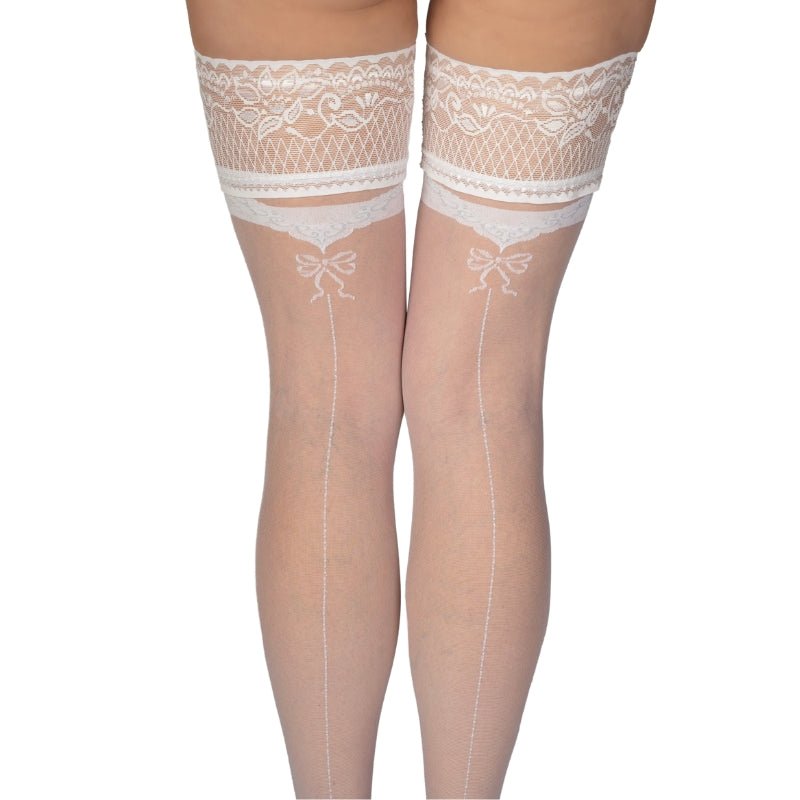 Ballerina's Secret Bridal Hold-Ups - Witte Schoonheid en ElegantieDames lingerie - Xl - body / pantyBallerina's SecretBlack SecretS/M