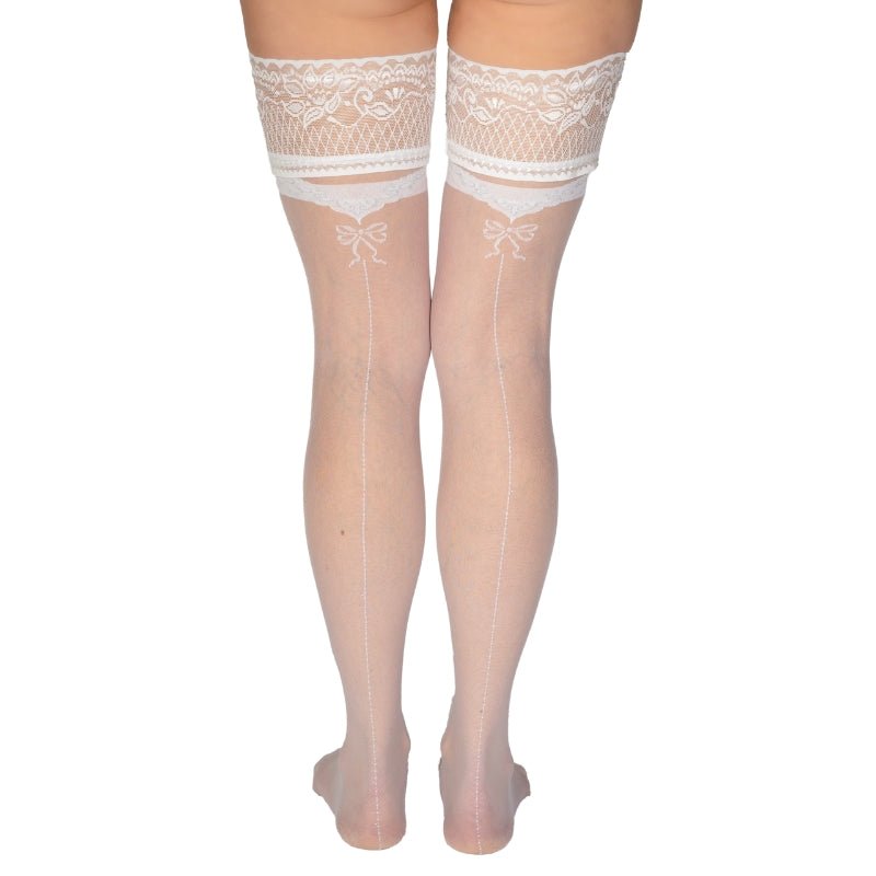 Ballerina's Secret Bridal Hold-Ups - Witte Schoonheid en ElegantieDames lingerie - Xl - body / pantyBallerina's SecretBlack SecretS/M