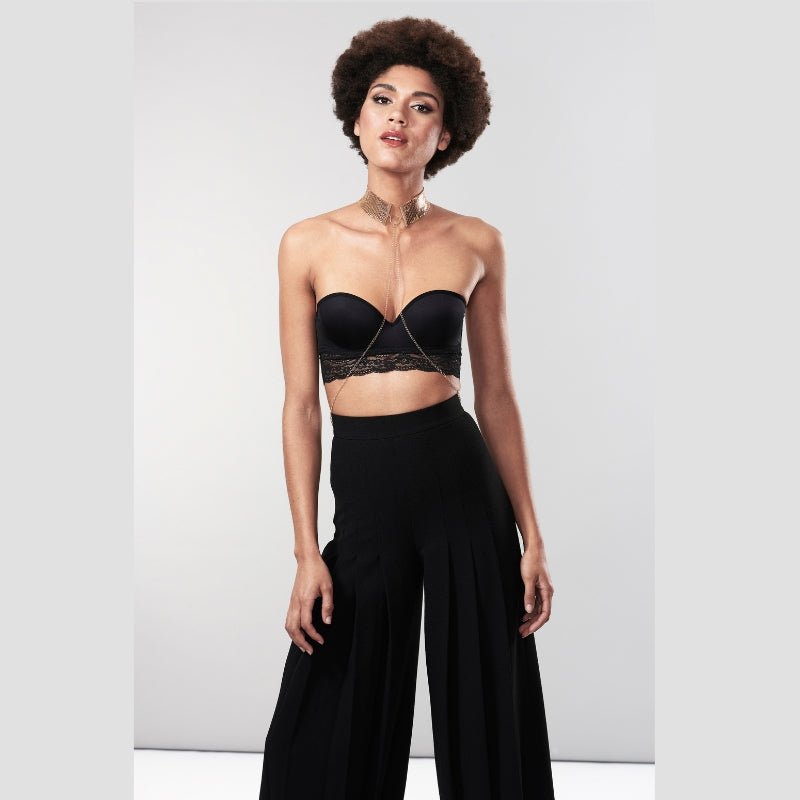 Bijoux Indiscrets Kinky Curve Choker - Verstelbare Metalen HalsbandDames lingerie - AccessoiresBijoux IndiscretsBijoux Indiscrets