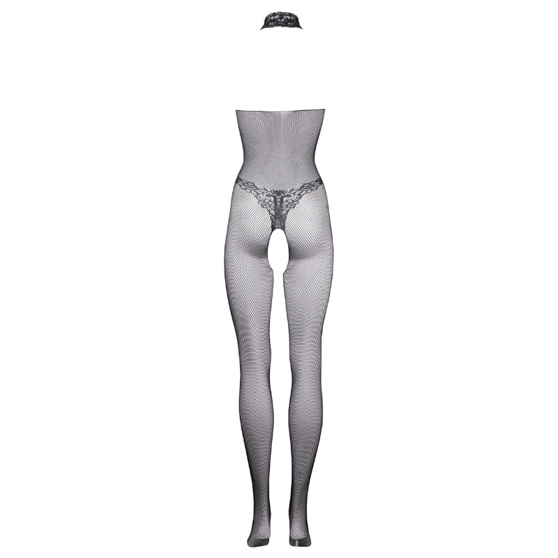 Le Desir Sexy Lingerie Catsuit Kant Open Kruis One Size, achterkant zonder model
