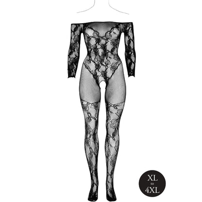 Le Désir Bodystocking met Lange Mouwen Sensueel Zwart - Queen SizeDames lingerie - BodystockingLe DesirBodystocking
