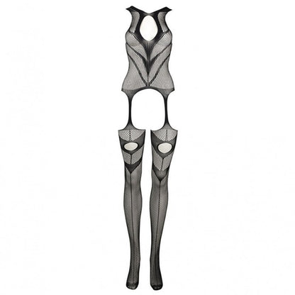 Le Désir Bodystocking met Visnet en Jarretelles - One SizeDames lingerie - BodystockingLe DesirBodystocking
