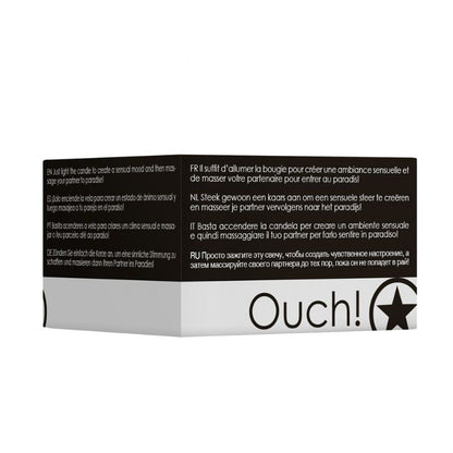 Ouch! Disobedient Massagekaars Zwart - Sensuele Warmte en GeurDrogisterij - VerzorgingOuchGiftbox