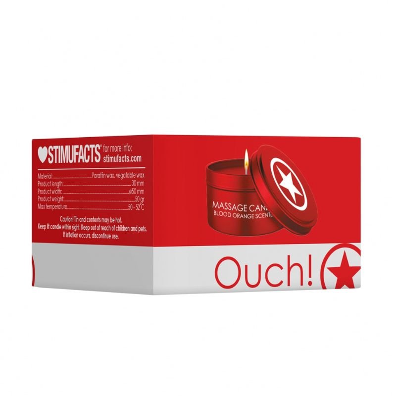Ouch! Sinful Rood Massagekaars - Vurige Geur voor Erotische MassagesDrogisterij - VerzorgingOuchGiftbox