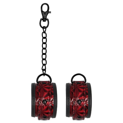 Premium BDSM Handboeien met Ruitpatroon – Neopreen & KunstleerBdsm - BoeienOuchBDSM