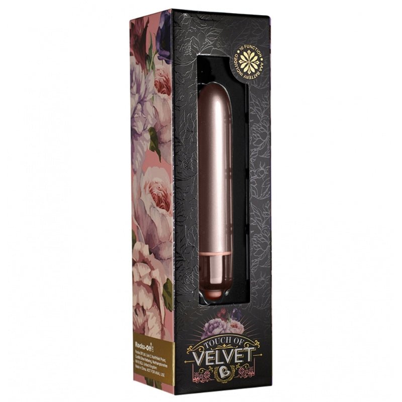 Rocks Off Touch of Velvet - Fluweelzachte BetoveringVibo's - Vibrator miniRocks OffSeksspeeltjesRose Blush