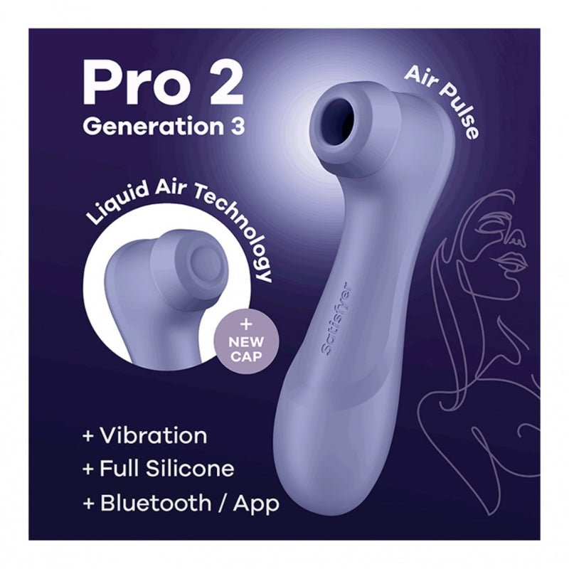 Satisfyer Pro 2 Generation 3 - Vernieuwde Klassieker met Liquid Air TechnologyVibo's - Vibrator miniSatisfyerSatisfyerPaars