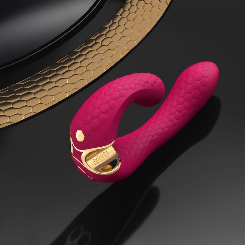 Shunga MIYO Dubbele Stimulator - Plezier voor Clitoris en G-spotVibo's - Vibrator g spotShungaSeksspeeltjesFuchsia