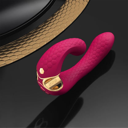 Shunga MIYO Dubbele Stimulator - Plezier voor Clitoris en G-spotVibo's - Vibrator g spotShungaSeksspeeltjesFuchsia