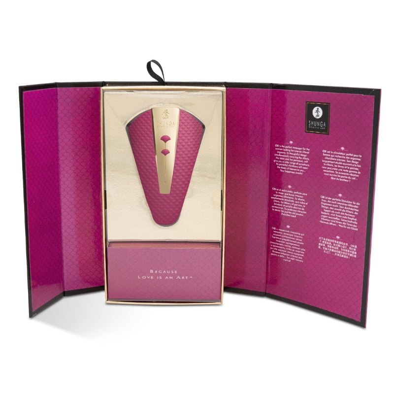 Shunga OBI Clitorale Stimulator - Sleutel tot Hemelse OrgasmesVibo's - Vibrator speciaalShungaSeksspeeltjesRoze