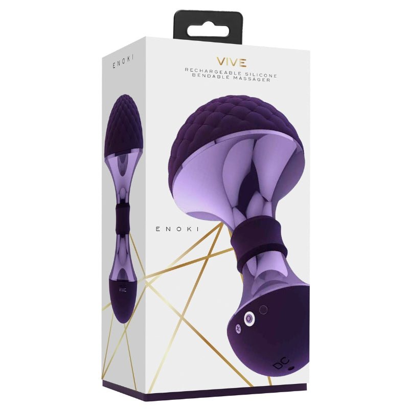 VIVE ENOKI Luxe Persoonlijke Stimulator - Vooruitstrevend en StijlvolVibo's - Vibrator speciaalViveSeksspeeltjesPaars